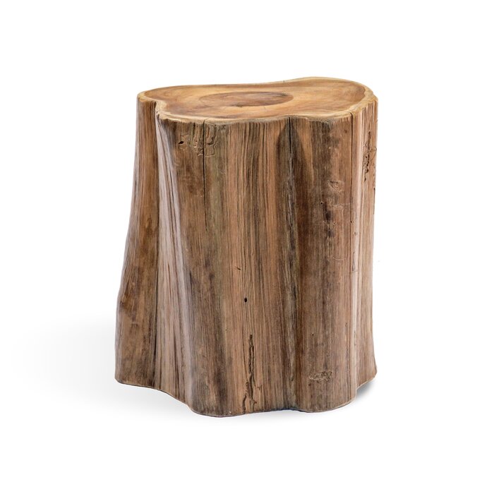 Ibolili Solid Wood Accent Stool Reviews Wayfair   Solid Wood Accent Stool 